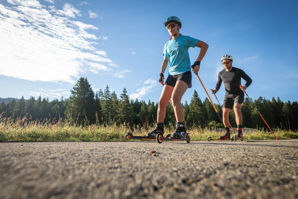 Initiation biathlon à Autrans : en hiver comme en été