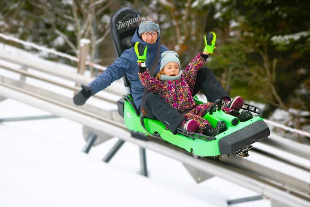 Speed Luge Vercors : la luge sur rails d&rsquo;Autrans en hiver