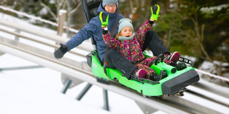 Speed Luge Vercors : la luge sur rails d'Autrans en hiver