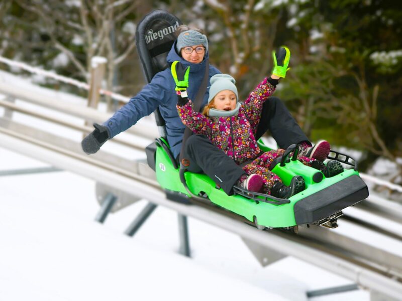 Speed Luge Vercors : la luge sur rails d'Autrans en hiver
